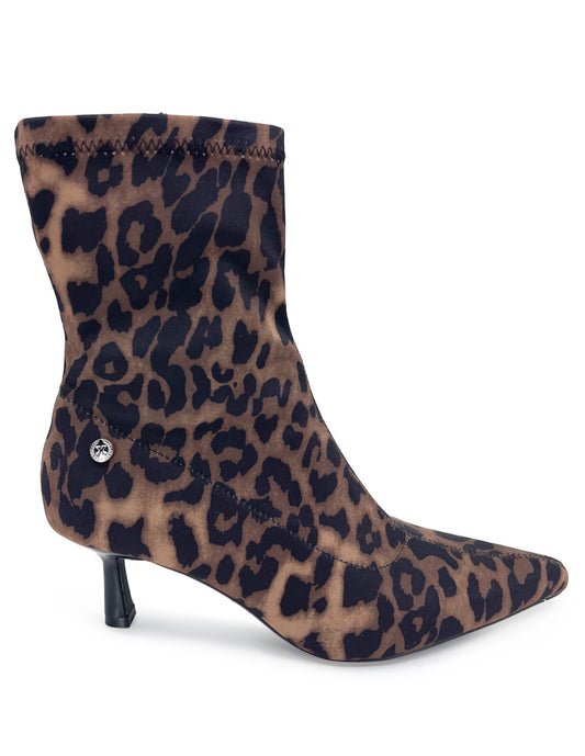 Botin de Vestir Trender color Animal Print Leopardo para Mujer
