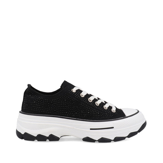 Tenis Urbano Trender color Negro para Mujer con Brillos