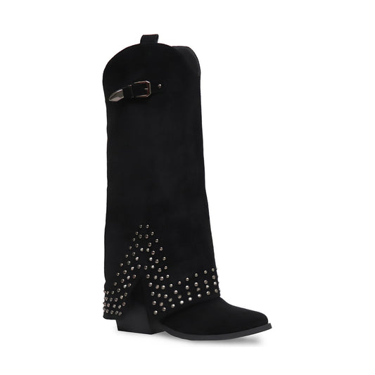 Bota Casual Trender color Negro para Mujer