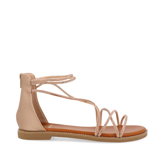 Sandalia Casual Trender color Oro Rosado para Mujer