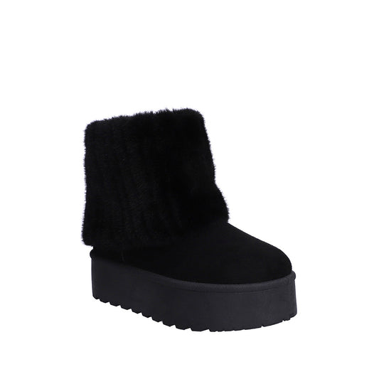 Botin Invernal Trender color Negro para Mujer