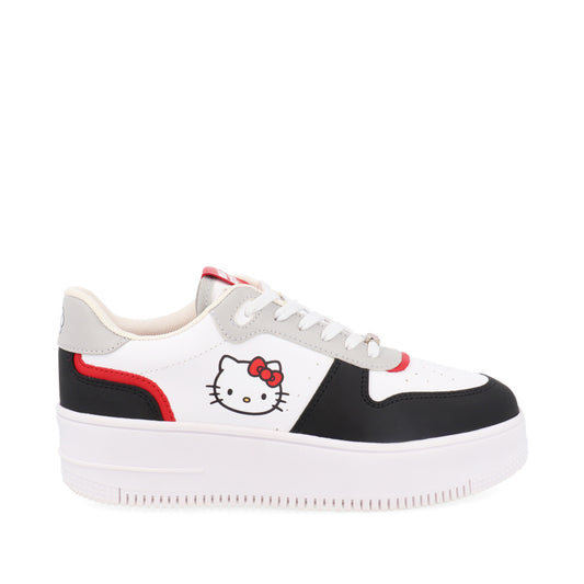 Tenis Urbano Trender Hello Kitty color Blanco para Mujer