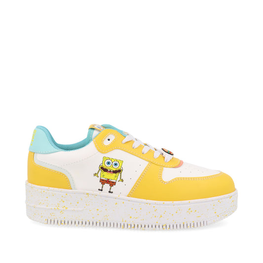 Tenis Urbano Trender de Bob Esponja color Amarillo para Mujer