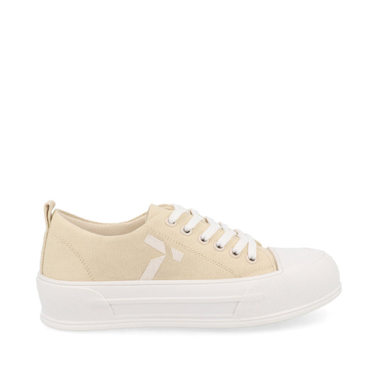 Tenis Urbano Trender color Crema para Mujer