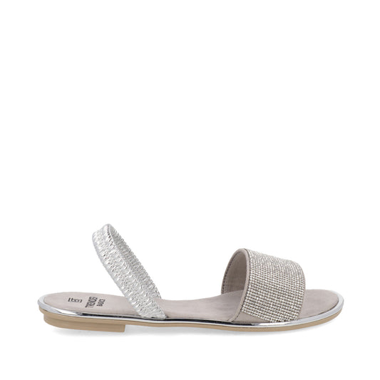 Sandalia Casual Trender color Plata para Mujer