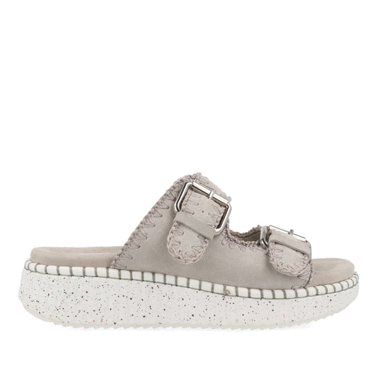 Sandalia Casual Trender color Gris para Mujer