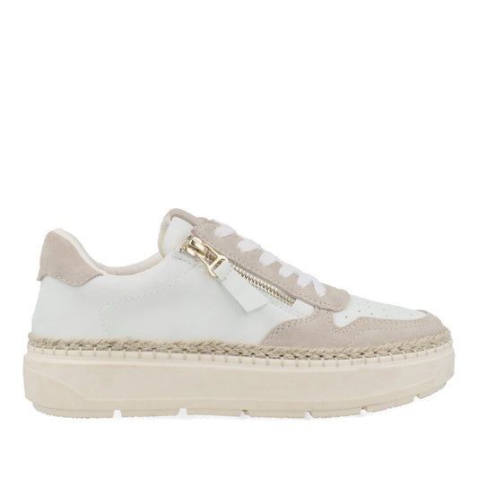 Tenis Urbano Trender color Blanco con detalles Latte para Mujer
