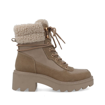Botin Casual Trender color Arena para Mujer