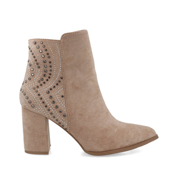 Botin Casual Trender color Beige para Mujer
