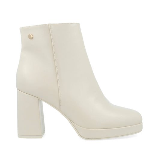 Botin de Vestir Trender color Latte para Mujer