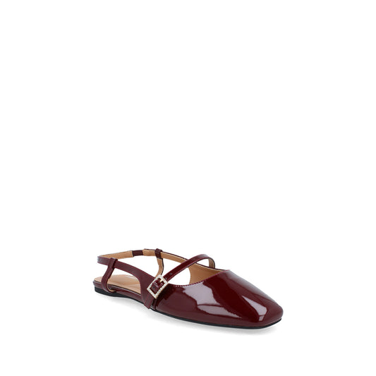 Balerina Casual Trender color Vino para Mujer