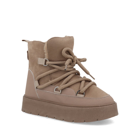 Bota Invernal Trender color Khaki para Mujer