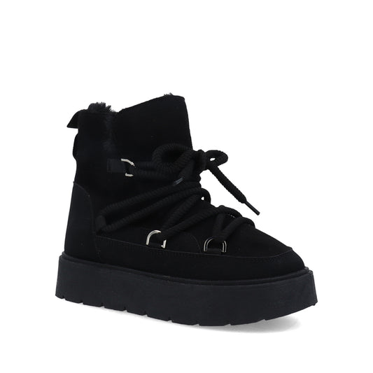 Bota Invernal Trender color Negro para Mujer