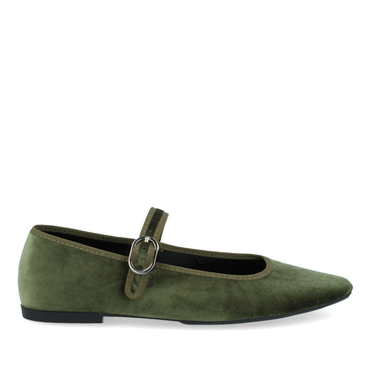 Balerina Casual Corina color Verde para Mujer