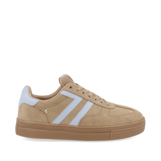 Tenis Urbano Trender color Arena con detalle blanco para Mujer