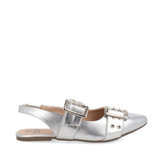 Balerina Casual Trender color Plata para Mujer