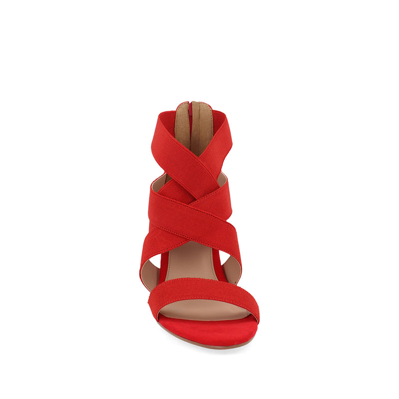 Sandalia Casual Trender color Rojo para Mujer