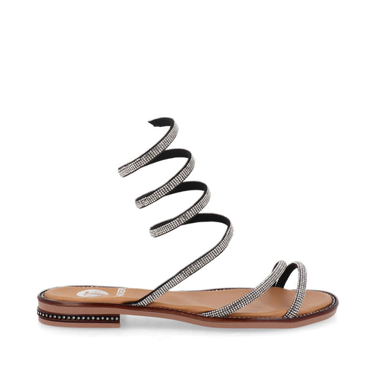 Sandalia Casual Trender color Negro para Mujer