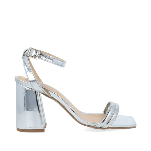 Zapatilla de Fiesta Trender color Plata para Mujer
