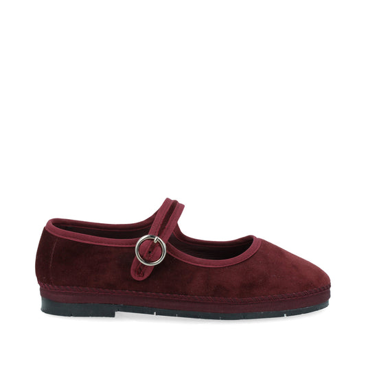 Balerina Casual Trender color Vino para Mujer