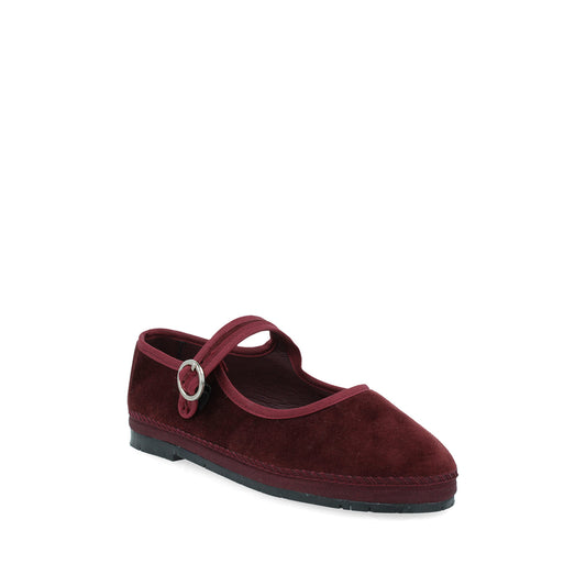 Balerina Casual Trender color Vino para Mujer