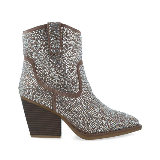 Botin Casual Trender color Taupe para Mujer