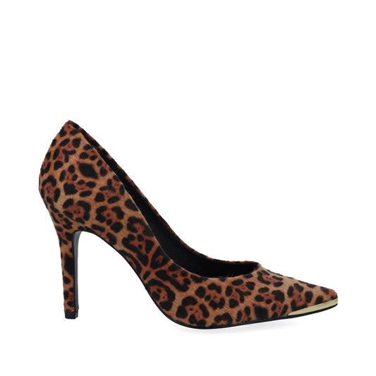 Zapatilla de Fiesta Trender color Leopardo para Mujer