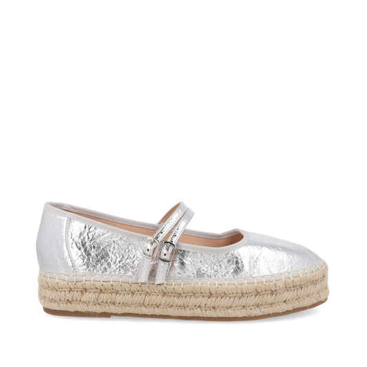 Balerina Casual Trender color Plata para Mujer
