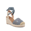 Alpargata Casual Trender color Azul para Mujer diseño tejido