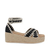 Sandalia Casual Trender color Negro con Beige para Mujer