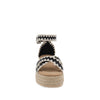 Sandalia Casual Trender color Negro con Beige para Mujer