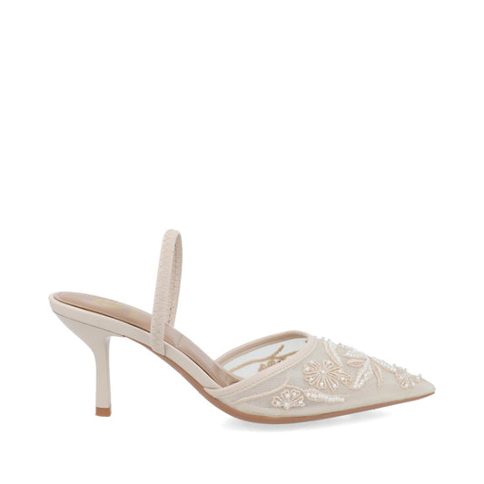 Zapatilla de Vestir Trender color Beige para Mujer