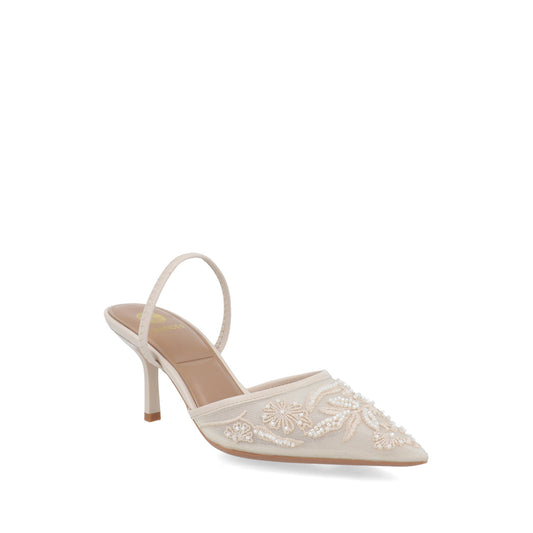 Zapatilla de Vestir Trender color Beige para Mujer