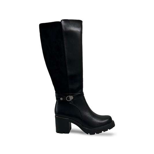 Bota Casual Trender color Negro para Mujer