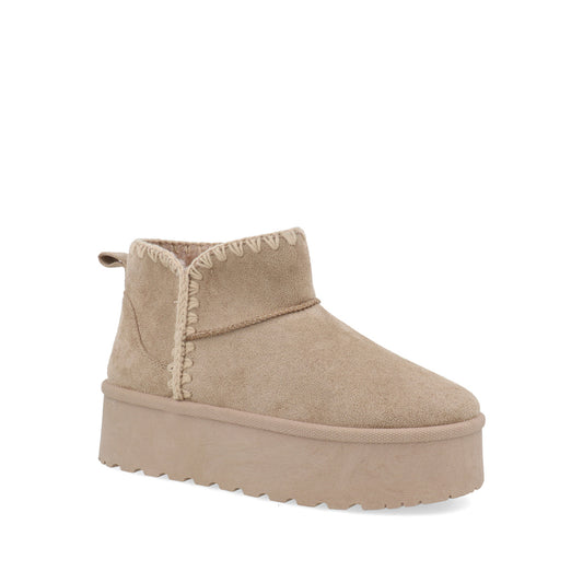 Botin Casual Trender color Khaki para Mujer