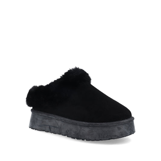 Pantufla Casual Trender color Negro para Mujer