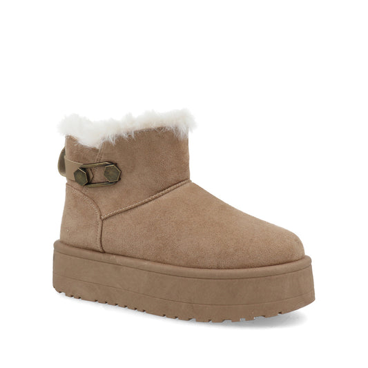 Botin Casual Trender color Khaki para Mujer
