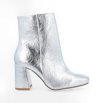 Botin Vestir Trender color Plata para Mujer