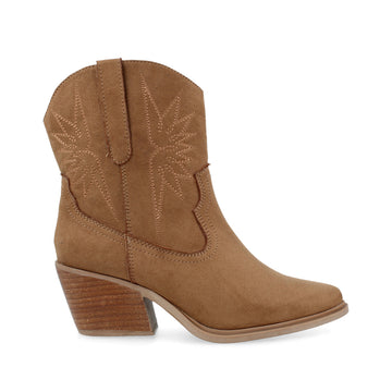 Botin Casual Trender color Tan para Mujer