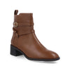 Botin Casual Trender color Tan para Mujer