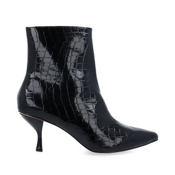 Botin Vestir Trender color Negro para Mujer
