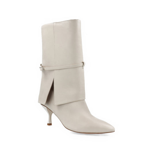 Bota Casual Trender color Latte para Mujer