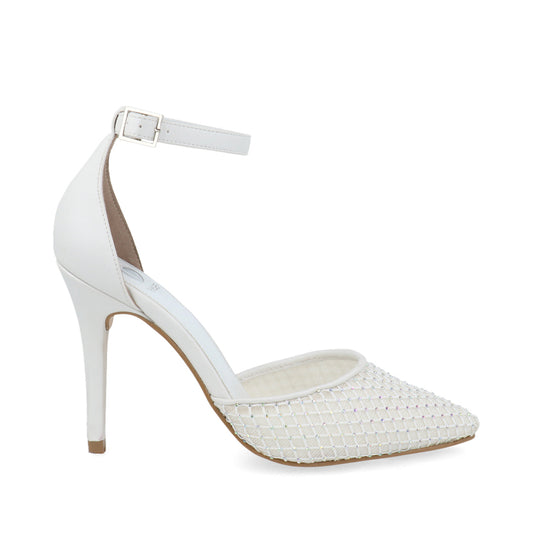 Zapatilla de Fiesta Trender color Blanco para Mujer