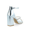 Zapatilla de Fiesta Trender color Plata para Mujer