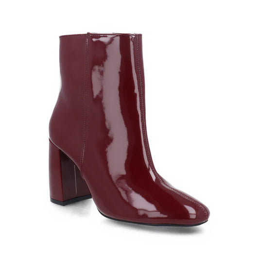 Botin de Vestir Trender color Vino para Mujer