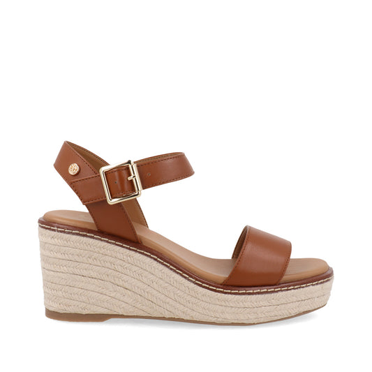 Sandalia Casual con plataforma Trender color cafe para Mujer