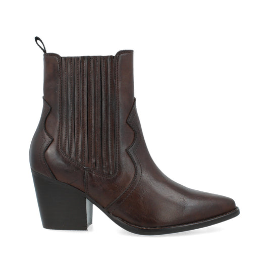 Botin Casual Trender color Moka para Mujer
