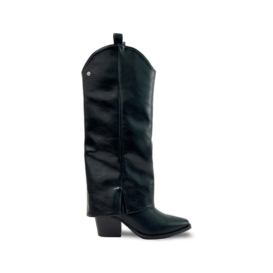 Bota Casual Trender color Negro para Mujer