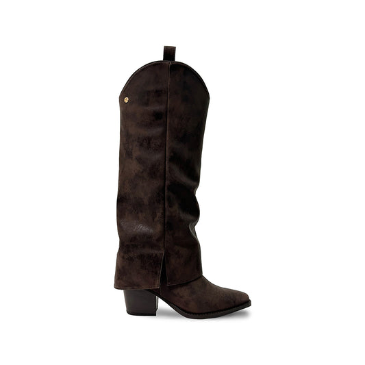 Bota Casual Trender color Cafe para Mujer