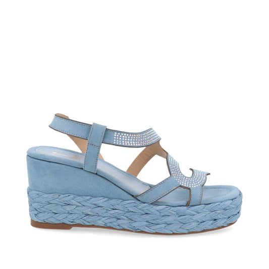 Sandalia Trender color Azul para Mujer